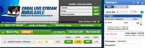 football bet calculator coral